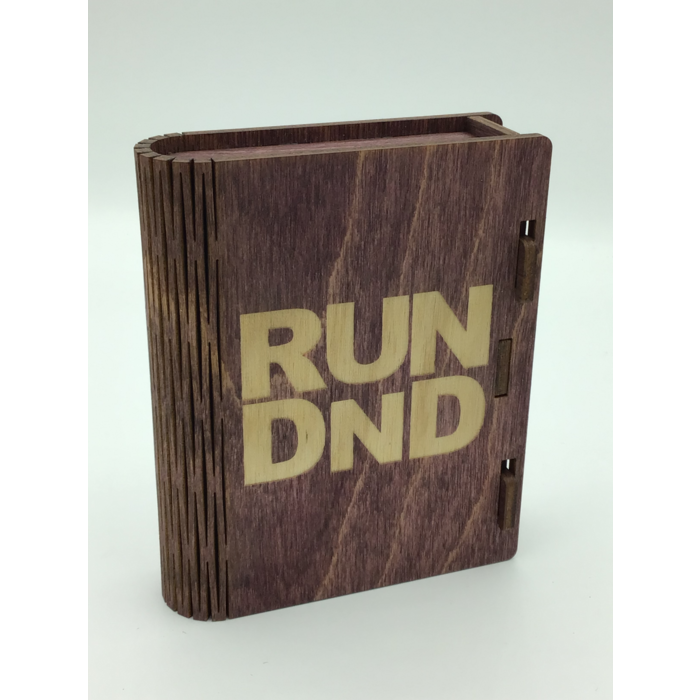 Redline Engraving Wooden D&D Spell Card Box