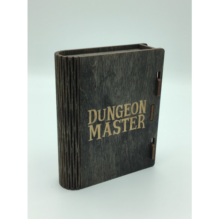 Redline Engraving Wooden D&D Spell Card Box
