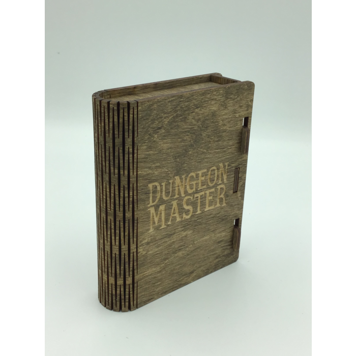 Redline Engraving Wooden D&D Spell Card Box
