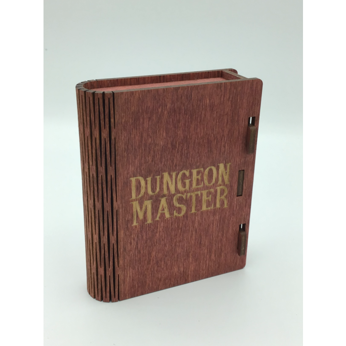 Redline Engraving Wooden D&D Spell Card Box