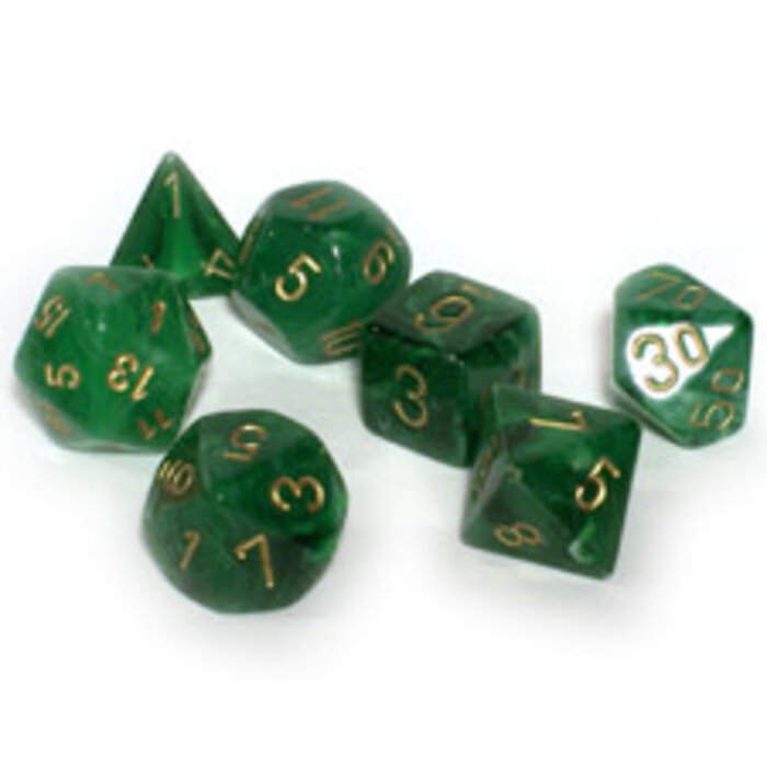 Chessex 7-Piece RPG Dice Set: Vortex (Assorted Colours)
