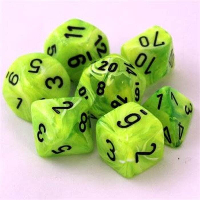 Chessex 7-Piece RPG Dice Set: Vortex (Assorted Colours)