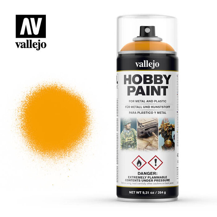 Vallejo Hobby Paint Spray (400 mL) - Sun Yellow