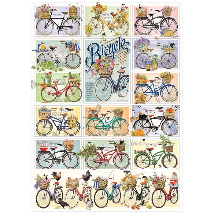 Cobble Hill Puzzles 1000 pcs - Bicycles