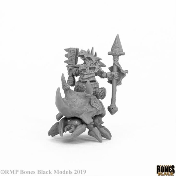 Reaper Miniatures Bones Black: Bloodstone Gnome Cavalry