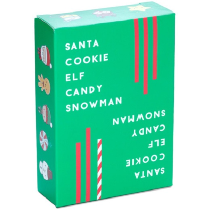 Blue Orange Santa Cookie Elf Candy Snowman