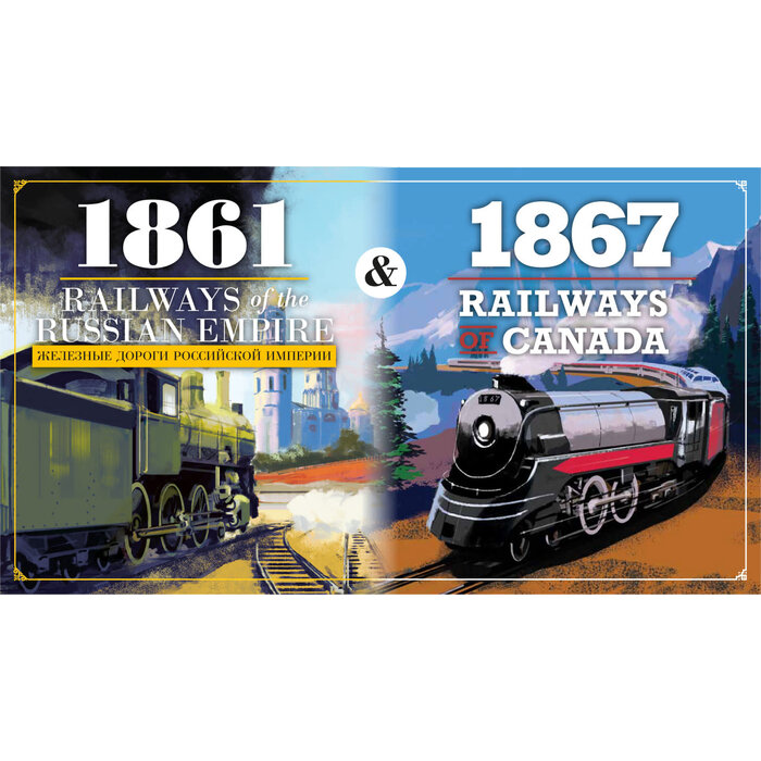 Misc Board Games 1861 Railways of Russia & 1867 Railways of Canada by Grand Trunk Games