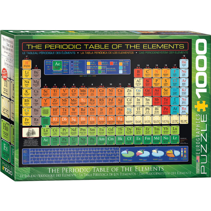 Eurographics 1000 pcs - The Periodic Table of the Elements