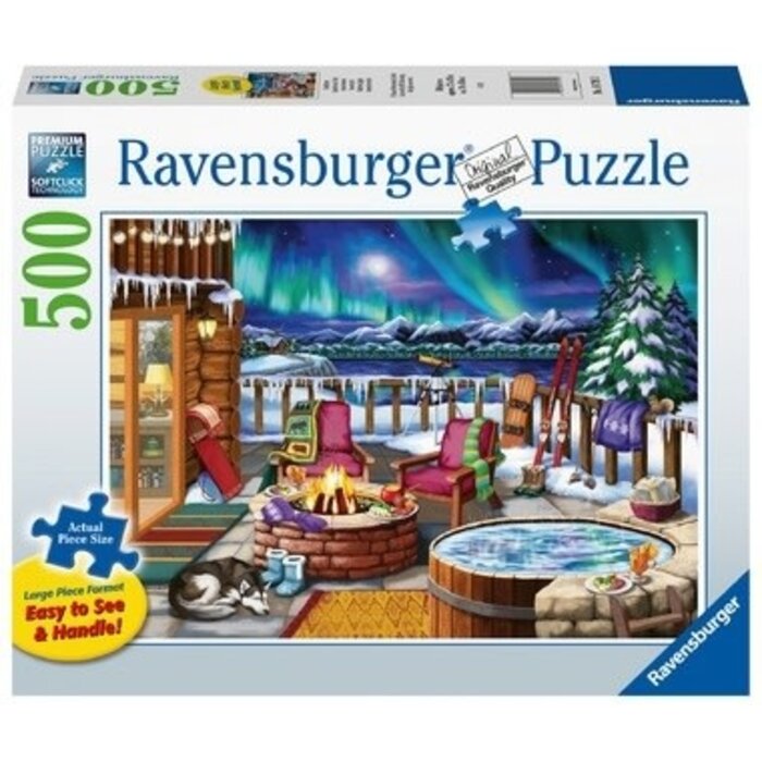 Ravensburger 500 pcs - Northern Lights (Large Piece Format)