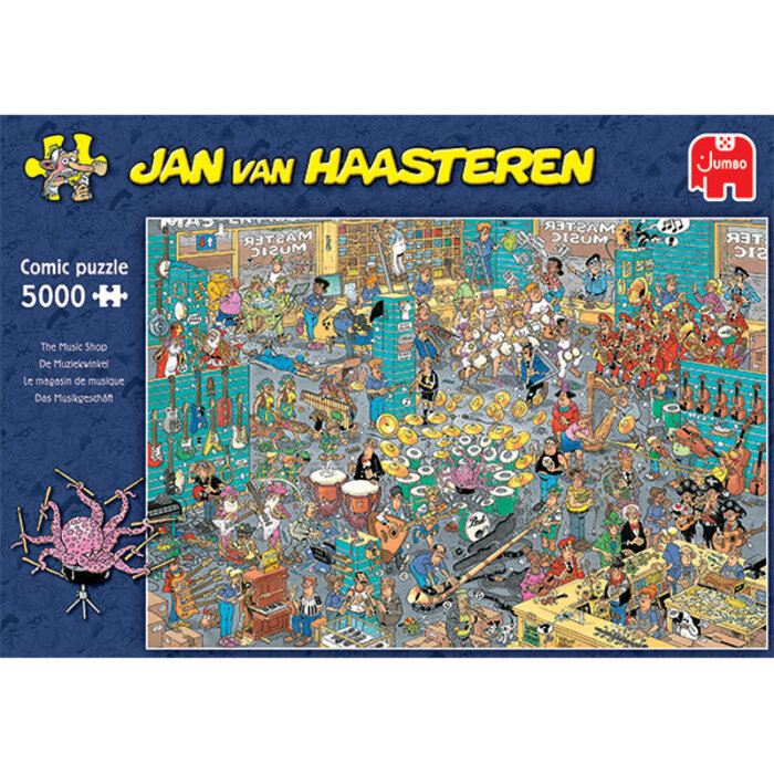 Jumbo Puzzles 5000 pcs - Jan van Haasteren: The Music Shop