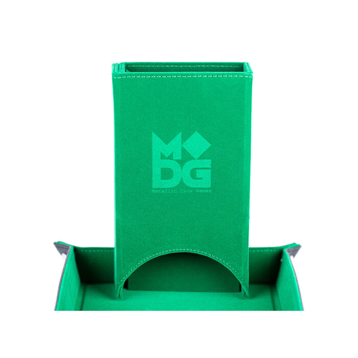 Metallic Dice Games Fold Up Dice Tower