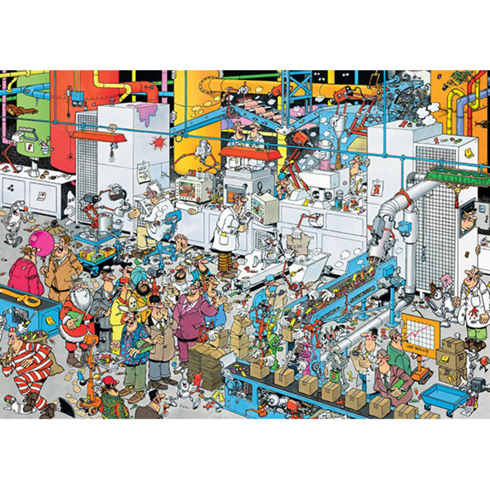Jumbo Puzzles 500 pcs - Jan van Haasteren: Candy Factory