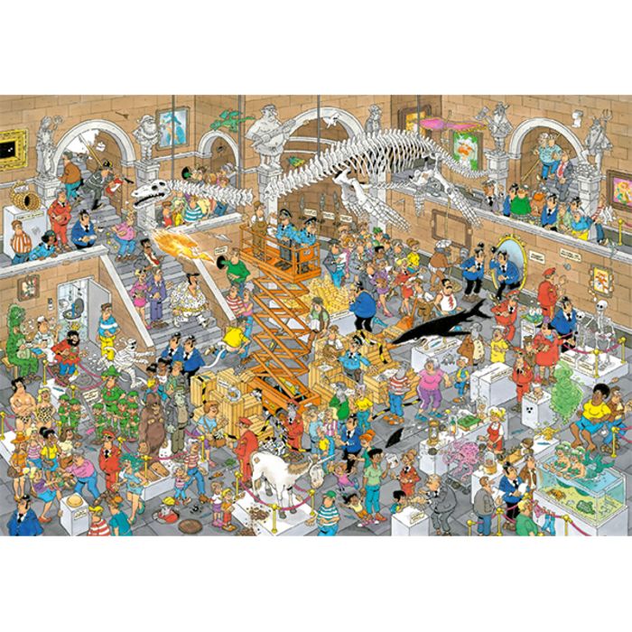 Jumbo Puzzles 3000 pcs - Jan van Haasteren: Gallery of Curiosities
