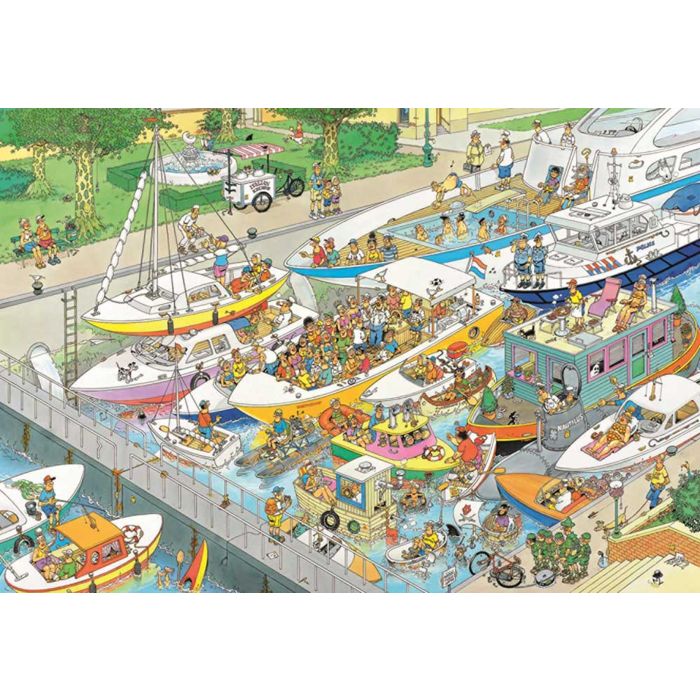 Jumbo Puzzles 1000 pcs - Jan van Haasteren: The Locks