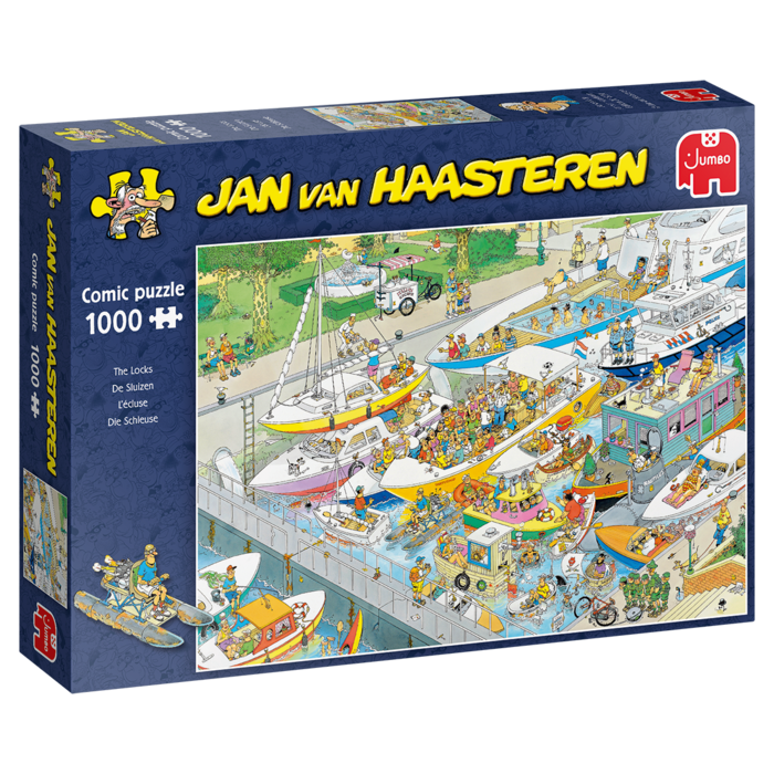 Jumbo Puzzles 1000 pcs - Jan van Haasteren: The Locks