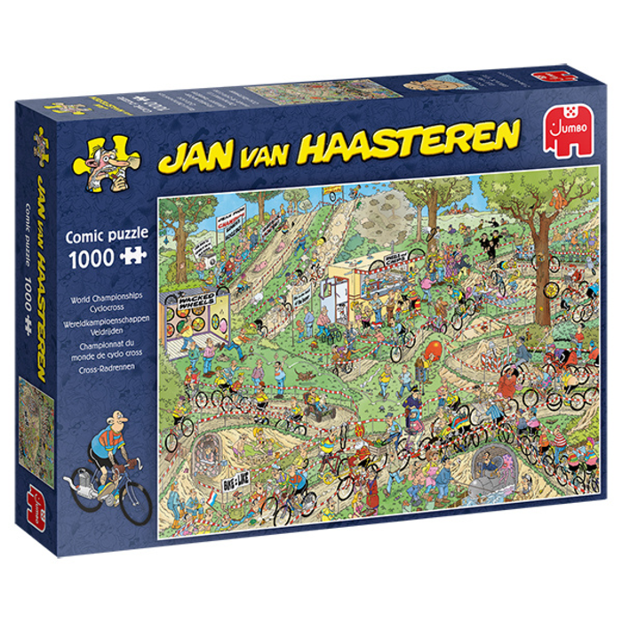 Jumbo Puzzles 1000 pcs - Jan van Haasteren: World Championship Cyclocross