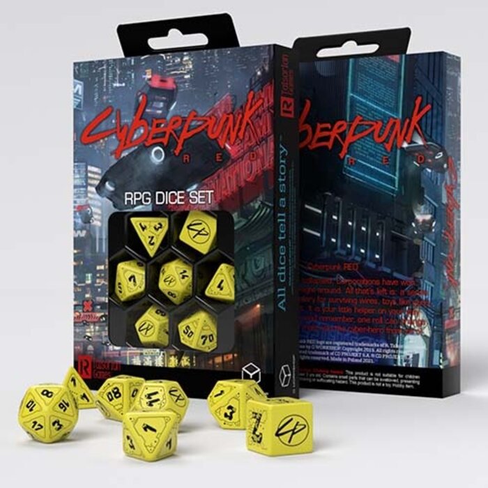 Q-Workshop Cyberpunk Red Dice Set -