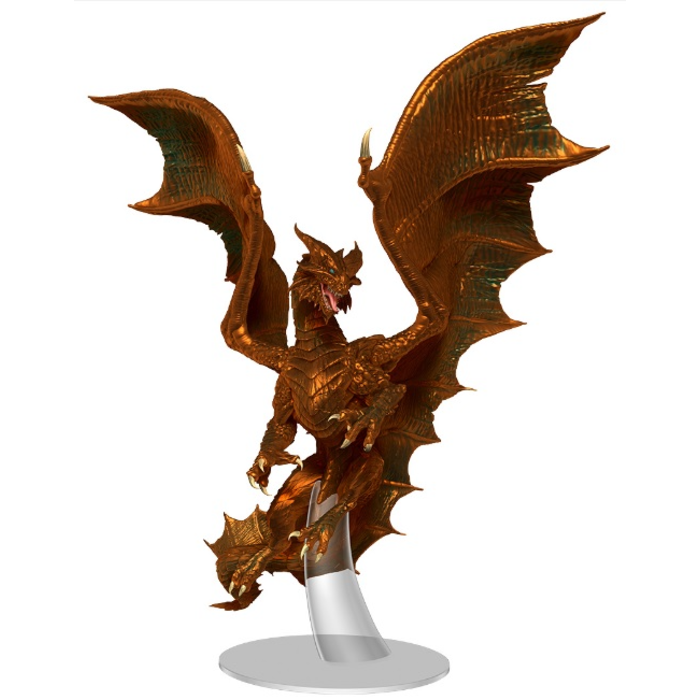 Wizkids/NECA LLC D&D Icons of the Realms: Adult Copper Dragon Premium Painted Miniature
