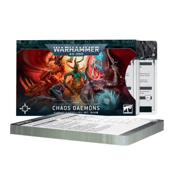 Games Workshop Warhammer 40K: Index Cards Chaos (10th Edition)