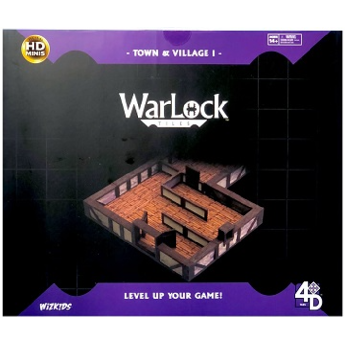 Wizkids/NECA LLC Warlock Tiles: Town & Village 1 - Base Set