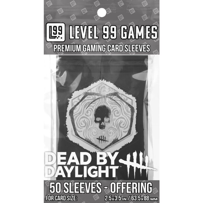 Level 99 Games Sleeves - 63.5x88mm Level 99 - 50/pk - Dead by Daylight -