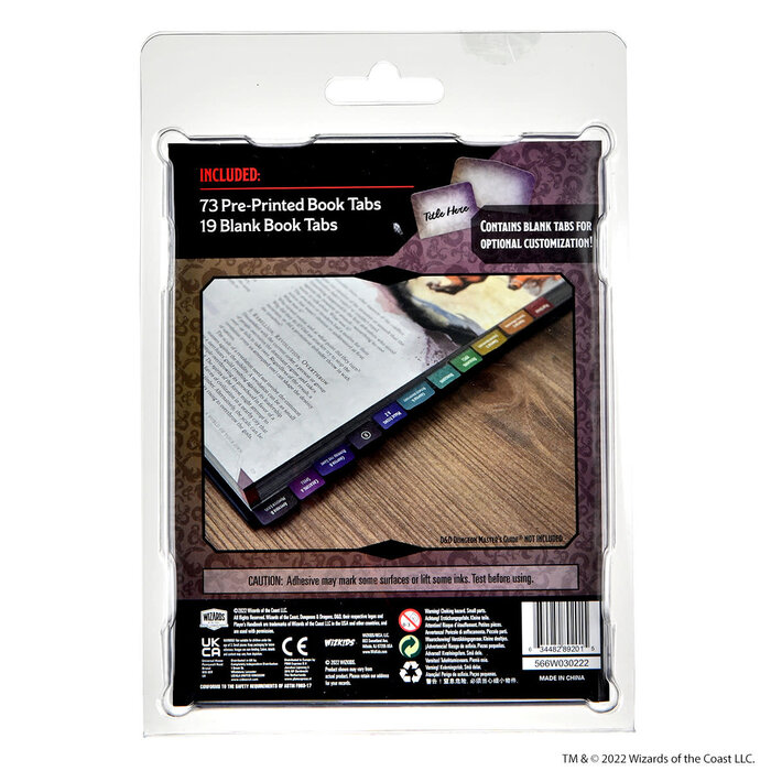 Wizkids/NECA LLC D&D Book Tabs -
