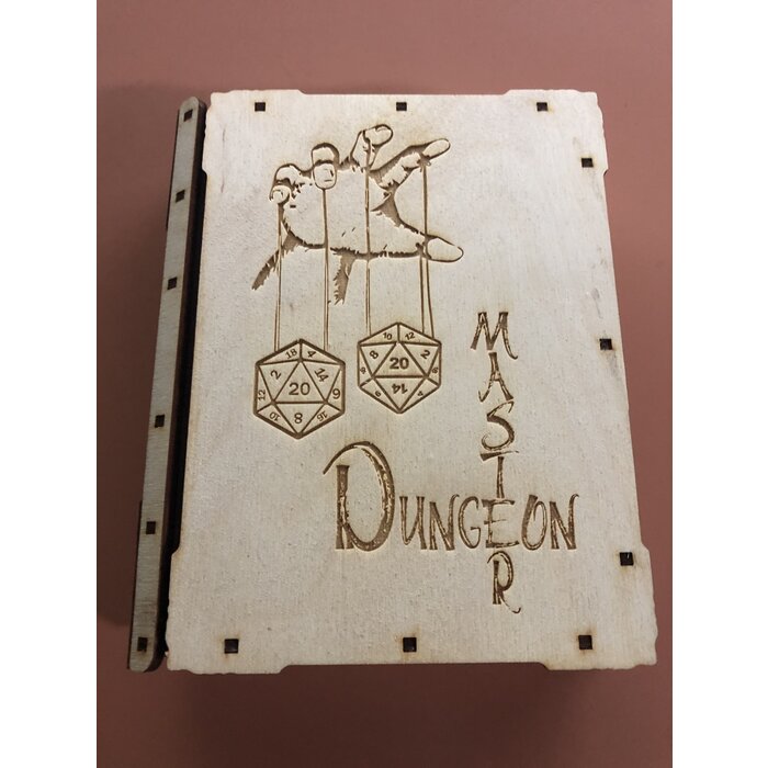 Redline Engraving Wooden 14-piece Tome of Dice