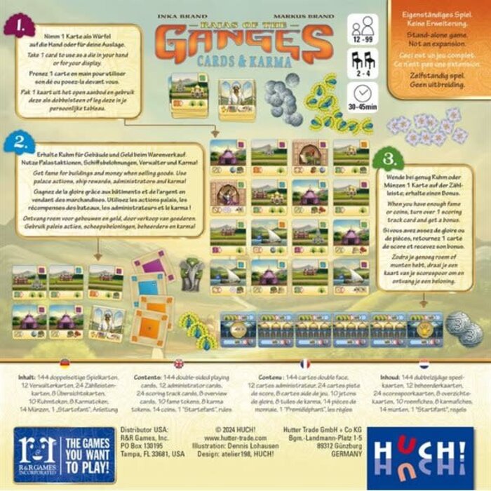 R&R Games Rajas of the Ganges: Cards & Karma