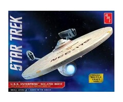 AMT Models Star Trek USS Enterprise NCC-1701 Refit Model Kit (1:537 Scale)