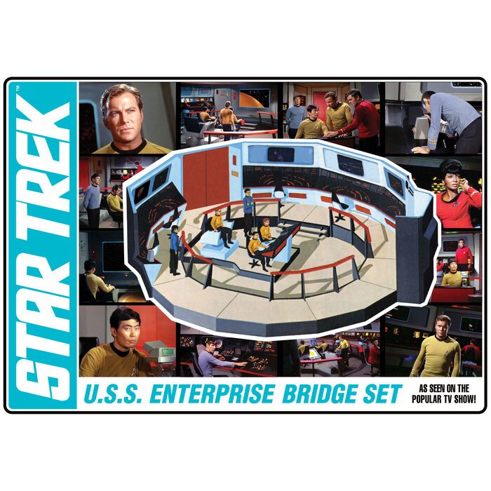 AMT Models Star Trek USS Enterprise Bridge Set Model Kit (1:32 Scale)