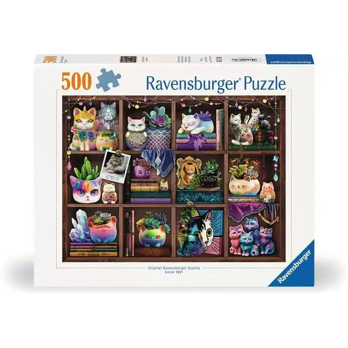 Ravensburger 500 pcs - Cubby Cats & Succulents