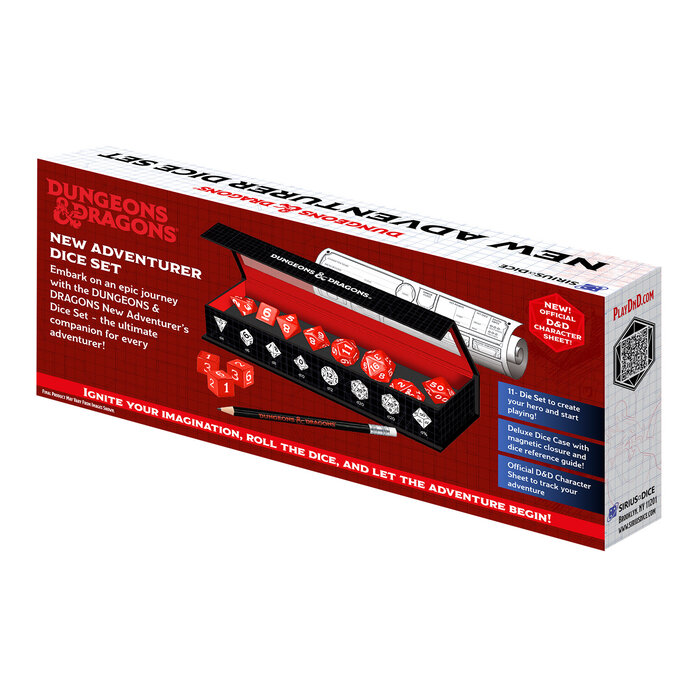 Sirius Dice 11-Piece RPG Dice Set: For New Adventurers -