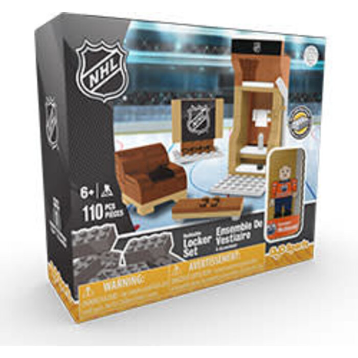 Misc Toys Edmonton Oilers Buildable Locker Set with Connor McDavid