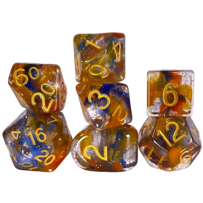 Roll 4 Initiative 7-Piece RPG Dice Set: Roll 4 Initiative -