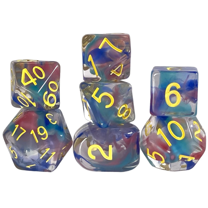 Roll 4 Initiative 7-Piece RPG Dice Set: Roll 4 Initiative -