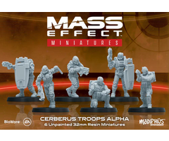 Modiphius Mass Effect: The Board Game - Cerberus Forces Alpha: Resin Collectors Miniatures Set