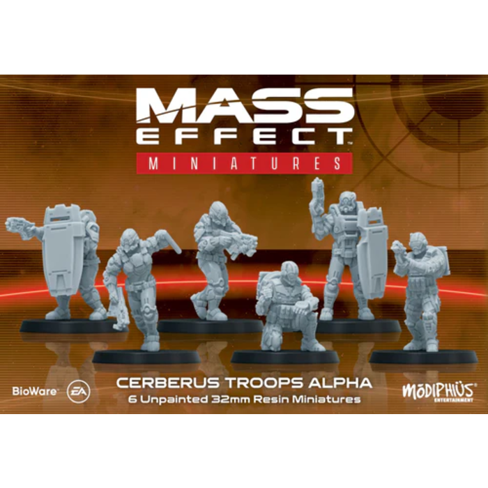 Modiphius Mass Effect: The Board Game - Cerberus Forces Alpha: Resin Collectors Miniatures Set