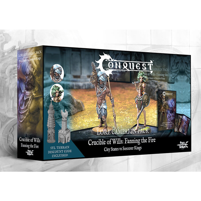 Para Bellum Wargames Conquest: Lore Campaign Pack - Crucible of Wills: Fanning the Fire Campaign