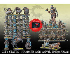 Para Bellum Wargames Conquest: City States - Hammer and Anvil 2000pt army
