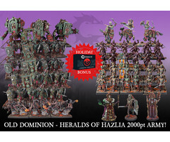 Para Bellum Wargames Conquest: Old Dominion - Heroes of Hazlia 2000pt army