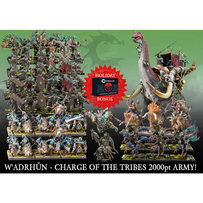 Para Bellum Wargames Conquest: W'adruhn - Charge of the Tribes 2000pt army