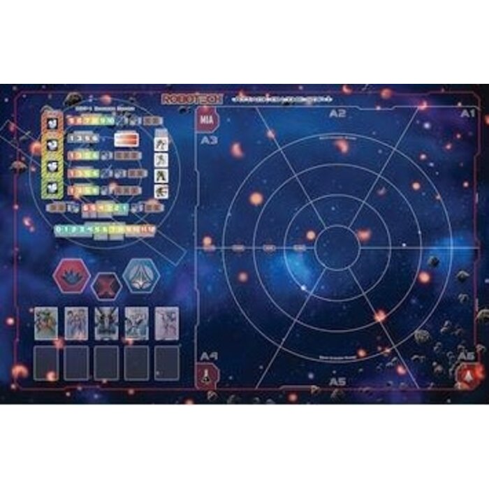 Misc Board Games Playmat - Robotech: Attack on the SDF-1