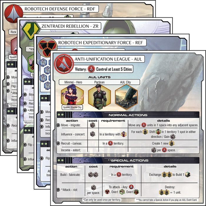 Misc Board Games Robotech: Reconstruction