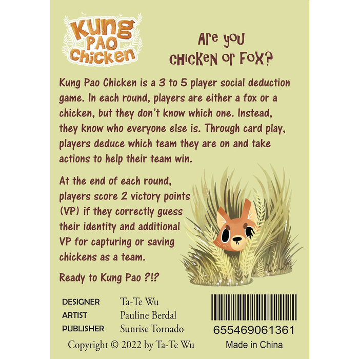 Misc Board Games Kung Pao Chicken