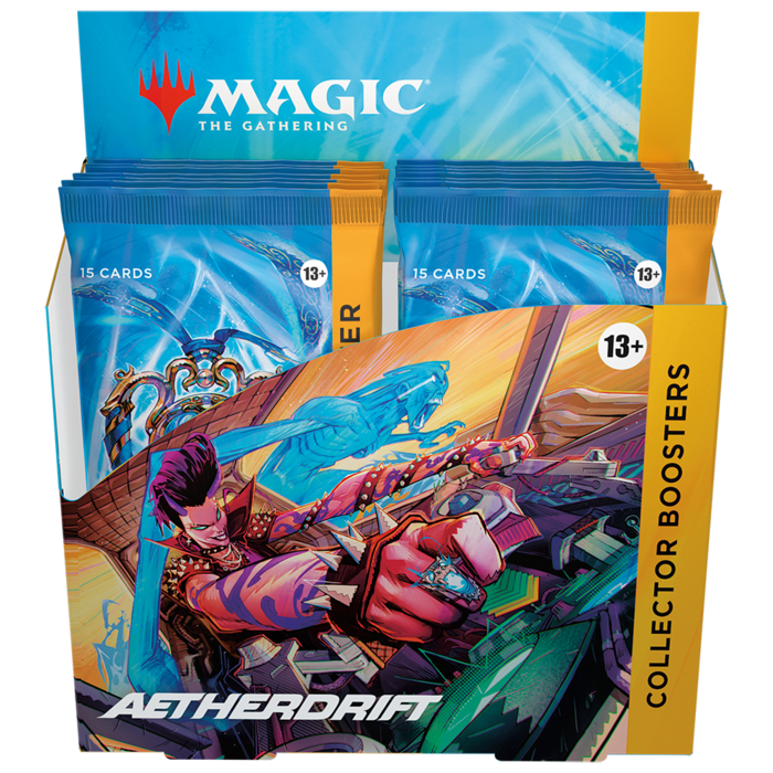 Wizards of the Coast Magic the Gathering TCG Aetherdrift Collector Booster Box