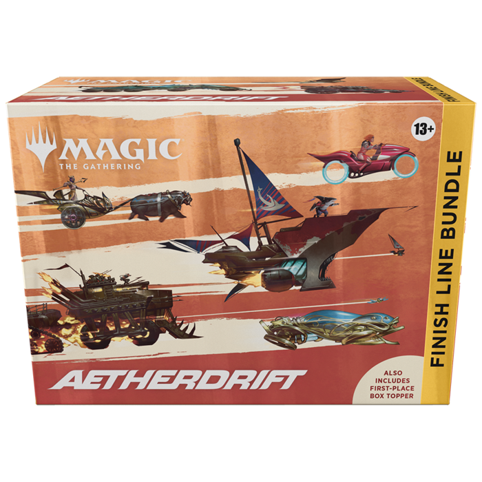 Wizards of the Coast Magic the Gathering TCG Aetherdrift Finish Line Bundle