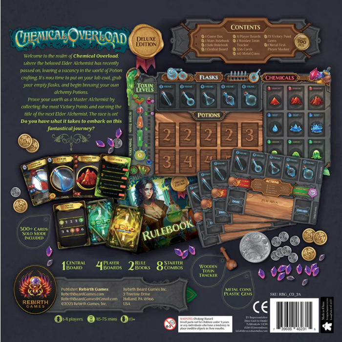 Misc Board Games Chemical Overload: Deluxe Edition