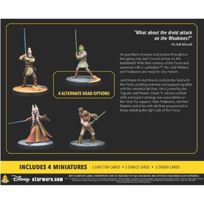 Atomic Mass Games Star Wars - Shatterpoint: The Wisdom Of the Council: Ki-Adi-Mundi Squad Pack