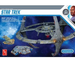 AMT Models Star Trek Deep Space 9 with USS Defiant NX-74205 and Cardassian Keldon-Class Cruiser Model Kit (1:3300 Scale)