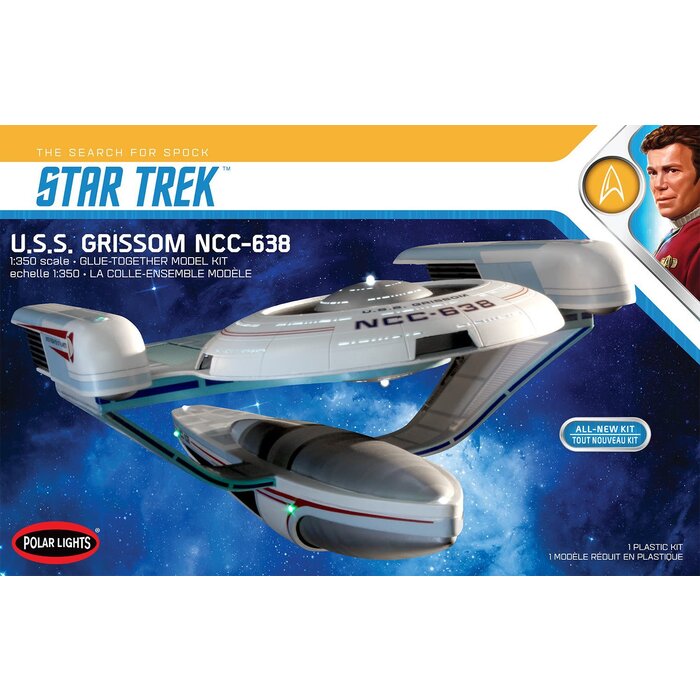 Polar Lights Star Trek USS Grissom NCC-638 Model Kit (1:350 Scale)